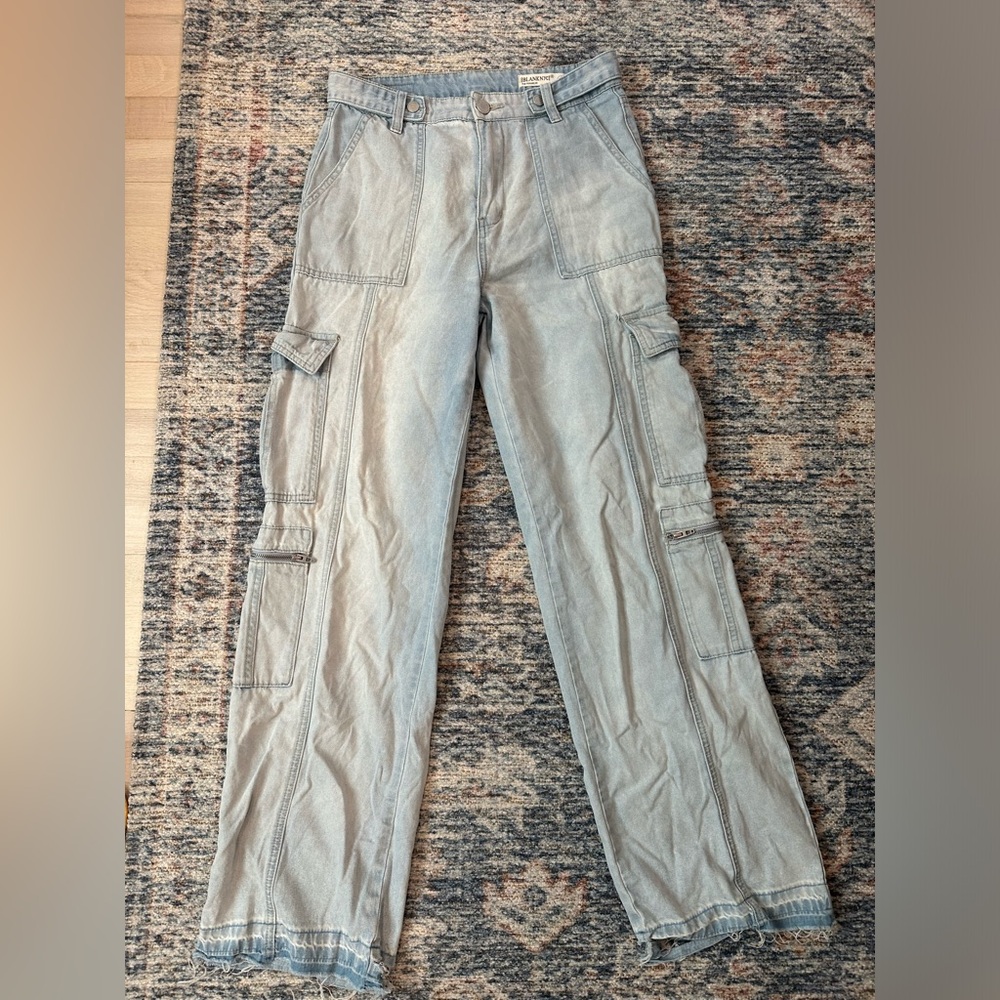 Black NYC Cargo Jeans